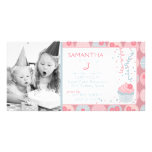 Darling Girl Invitation Photo Card