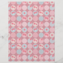 Darling Girl Scrapbook Paper Dual-sided Flyers