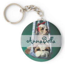Darling Little Bulldog Puppy Key Chains