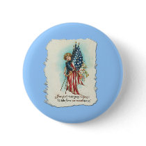 Darling Vintage Americana Design Button