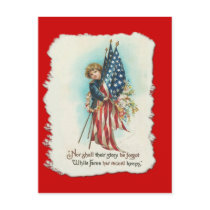 Darling Vintage Americana Design Post Cards