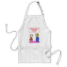 darling what's happened to us apron