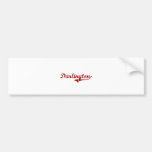 Darlington Wisconsin Classic Design Bumper Sticker