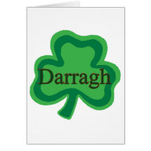 Darragh Irish Greeting Card