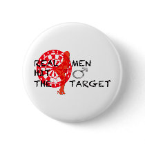 Dart Board Real Men Hit the TArget