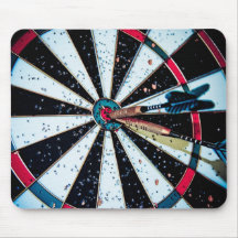 Dart game mouse pad