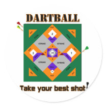 Dartball Sticker