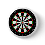 Dartboard background pinback buttons