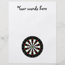 Dartboard background full color flyer
