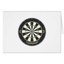 Dartboard & Darts: 3D Model: Cards