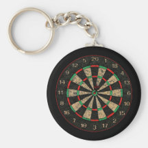 Dartboard Key-Chain Keychain