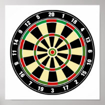 Dartboard posters