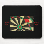 Darts bulls eye mouse pads