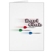 Darts Grußkarte