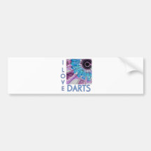 Darts iGuide Game On Bumper Stickers