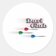 Darts Runder Aufkleber