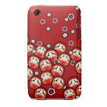 Daruma Doll Case-Mate Case iPhone 3 Cover
