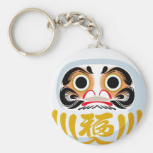Daruma Doll Keychains