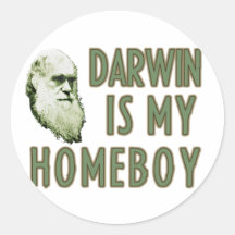 Darwin est mon homeboy adhésif