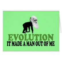 Darwin evolution greeting cards