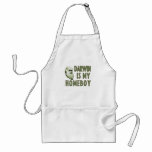 Darwin is my homeboy aprons