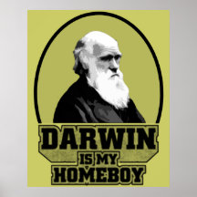 Darwin Is My Homeboy Print