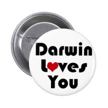 Darwin Lves You Pin