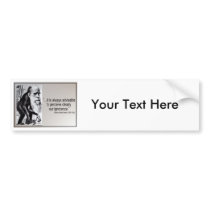Darwin Quote ~ Ignorance Bumper Sticker