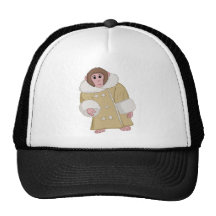 Darwin the Ikea Monkey Trucker Hats