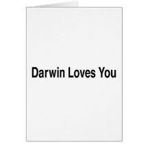 Darwin vous aime carte