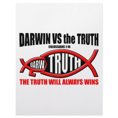 Darwin VS The Truth by classicgodshop