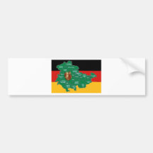Das grüne Herz Deutschlands Autosticker