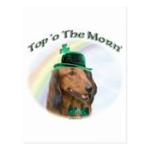 Daschund Top of the Morn Post Cards