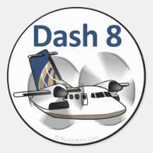 Dash 8 (United Express Livery) Sticker