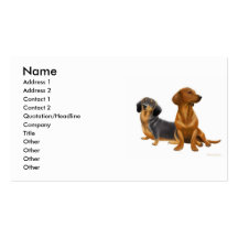 Dashchunds Profile Card Business Card