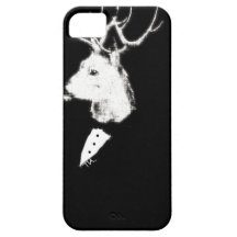 Dashing Deer tuxedo iPhone 5 Cases