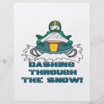 Dashing Through The Snow 3 Full Color Flyer