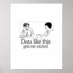 DATA LIKE THIS GETS ME EXCITED POSTERS