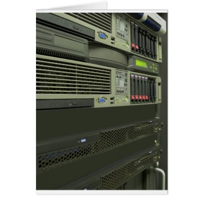 datacenter computer servers rack by skaljac
