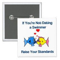 Dating a Swimmer buttons