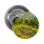 Daubigny's Garden  by Vincent van Gogh Pinback Buttons