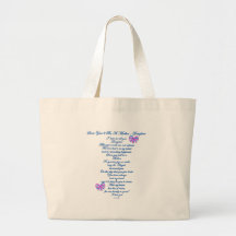 Daughter Expecting 1st Baby Canvas Bag