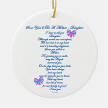 Daughter Expecting 1st Baby Christmas Ornaments