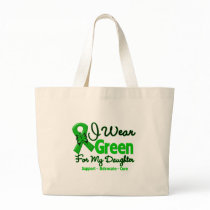 Daughter - Green  Awareness Ribbon Bag