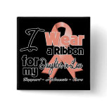 Daughter-in-Law - Uterine Cancer Ribbon Pins