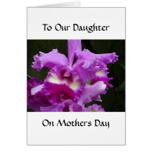 Daughter Mothers Day Card