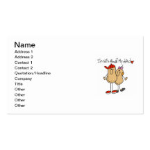 Daughter - Nuts About My Dad T-shirts and Gifts Business Card Template
