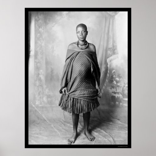 Daughter of Chief Lobengula of the Ndebele 1888 Poster