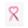 Daughter Pink Ribbon Postcard