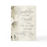 Daughter & Son In Law Wedding Congratulations Card